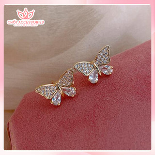Khuyên tai nữ chốt bạc Chồi accessories, bông tai cho bạn gái nhiều hình lựa chọn F59