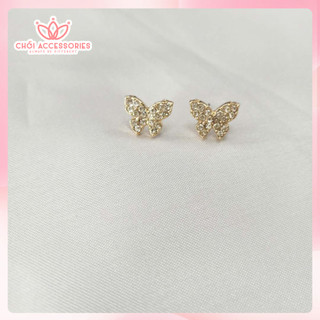 Khuyên tai nữ chốt bạc Chồi accessories, bông tai cho bạn gái nhiều hình lựa chọn F59