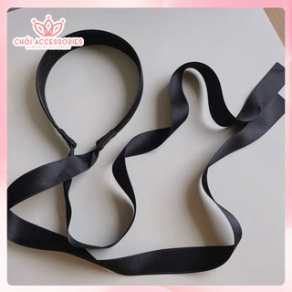 Bờm tóc nữ Chồi accessories, băng đô lụa rủ dài thời trang thanh lịch Y197