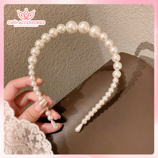 Bờm tóc đính đá tiểu thư nữ tính Chồi accessories phong cách Hàn Quốc - K093
