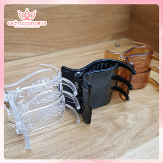 Set 2c Kẹp tóc càng cua 3 răng bóng cặp tóc nhiều màu chắc chắn Chồi accessories Y004