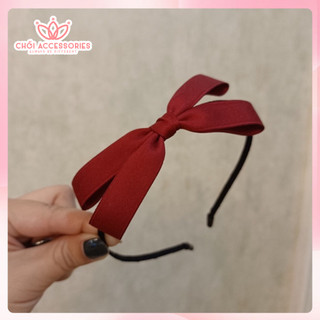 bờm tóc nơ ruy băng bờm tóc nữ tính Chồi accessories phong cách thời trang - Y031