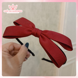 bờm tóc nơ ruy băng bờm tóc nữ tính Chồi accessories phong cách thời trang - Y031