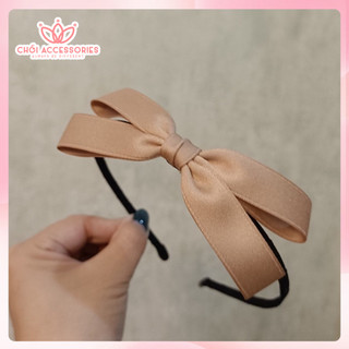 bờm tóc nơ ruy băng bờm tóc nữ tính Chồi accessories phong cách thời trang - Y031