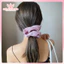 Dây buộc tóc vải scrunchies bóng ánh nhũ nữ tính đáng yêu Chồi accessories - K029