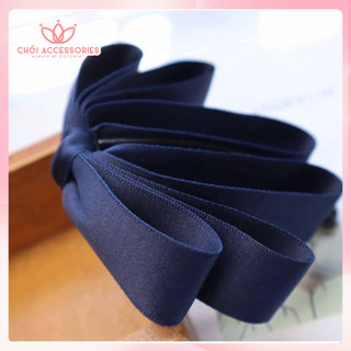 Cặp tóc dọc nơ lụa satin nhiều lớp làm phồng tóc sang chảnh Chồi accessories - Y058