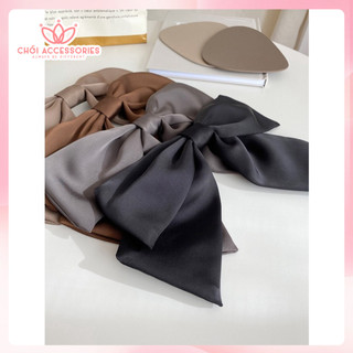 Cặp tóc nơ lụa tiểu thư rủ dài nhẹ nhàng nữ tính thanh lịch Chồi accessories - Y121