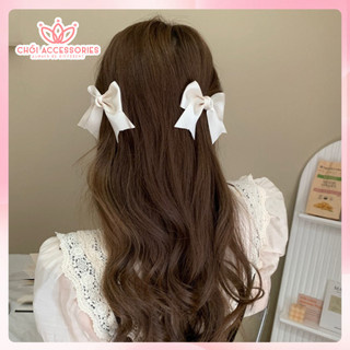 Set kẹp nơ chụp ảnh Chồi accessories, set cặp tóc nơ tiểu thư Hàn Quốc Y095