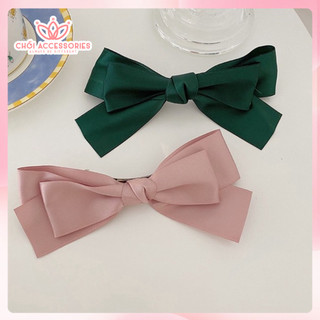 Cặp tóc nơ ruy băng Hàn Quốc nhiều màu Chồi accessories phong cách thời trang - Y080