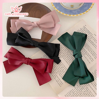 Cặp tóc nơ ruy băng Hàn Quốc nhiều màu Chồi accessories phong cách thời trang - Y080