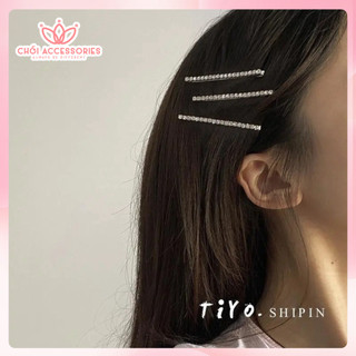 Kẹp tóc đính đá hình đuôi cá xinh xắn Chồi accessories phong cách tiểu thư sang chảnh K066