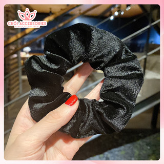 Buộc tóc nơ nhung, scrunchies nhung sang chảnh thanh lịch cho bạn gái Chồi accessories - Y256