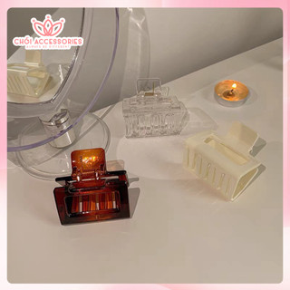 Cặp tóc càng cua nhựa trong suốt nhiều màu Chồi accessories phong cách nữ tính Hàn Quốc - K263
