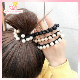 Dây buộc tóc chất liệu thun co giãn tốt dành cho nữ Chồi accessories - Y007
