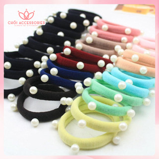 Dây buộc tóc chất liệu thun co giãn tốt dành cho nữ Chồi accessories - Y007