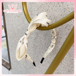 Bờm tóc nữ, bờm nơ ruy băng thương hiệu sang chảnh nhẹ nhàng Chồi accessories Y179