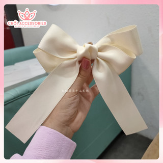Kẹp tóc nơ kẹp tóc nữ tính nơ dài nhiều màu dễ thương Chồi accessories cho bạn gái - Y118