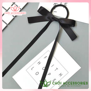 Buộc tóc nơ buộc tóc nữ nơ rủ dài Chồi accessories kiểu tiểu thư cho bé gái -Y132