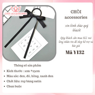 Buộc tóc nơ buộc tóc nữ nơ rủ dài Chồi accessories kiểu tiểu thư cho bé gái -Y132