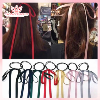 Buộc tóc nơ buộc tóc nữ nơ rủ dài Chồi accessories kiểu tiểu thư cho bé gái -Y132