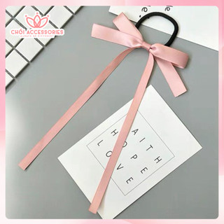 Buộc tóc nơ buộc tóc nữ nơ rủ dài Chồi accessories kiểu tiểu thư cho bé gái -Y132