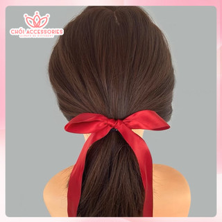 Buộc tóc nơ buộc tóc nữ nơ rủ dài Chồi accessories kiểu tiểu thư cho bé gái -Y132