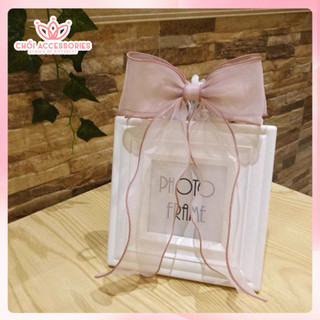 Buộc tóc nữ, buộc tóc nơ ruy băng bèo rủ đuôi dài thời trang Chồi accessories - Y074