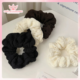 Scrunchies phồng Chồi accessories, buộc tóc cho bạn gái phồng xốp đáng yêu K204