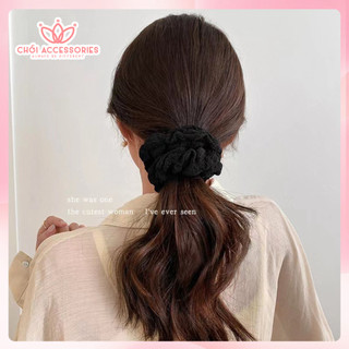 Scrunchies phồng Chồi accessories, buộc tóc cho bạn gái phồng xốp đáng yêu K204