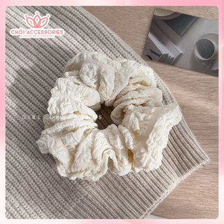 Scrunchies phồng Chồi accessories, buộc tóc cho bạn gái phồng xốp đáng yêu K204