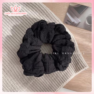 Scrunchies phồng Chồi accessories, buộc tóc cho bạn gái phồng xốp đáng yêu K204