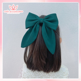 Cặp tóc nơ lớn cặp tóc nữ tính Hàn Quốc đáng yêu Chồi accessories -Y097