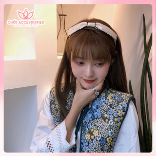 Bờm tóc ruy băng nơ nữ tính đáng yêu Chồi accessories phong cách thời trang - Y064