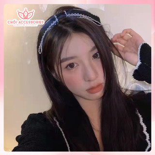 Bờm tóc ruy băng nơ nữ tính đáng yêu Chồi accessories phong cách thời trang - Y064