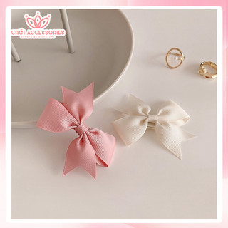 sET 2C Kẹp tóc nơ nhỏ kẹp tóc cho bé gái nữ tính đáng yêu Hàn Quốc Chồi accessories Y108