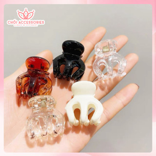 SET 3 Kẹp tóc càng cua làm phồng tóc cho bé gái nhiều màu kẹo ngọt Chồi accessories K071