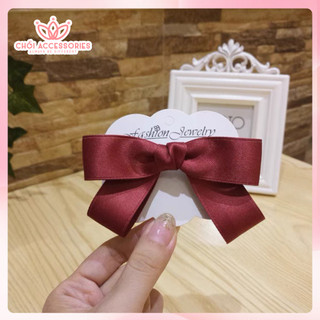 Kẹp tóc nơ nhỏ nhiều màu thời trang thanh lịch hàn quốc Chồi accessories - Y191