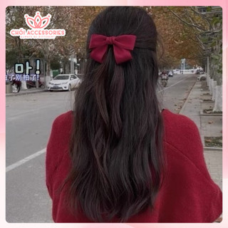 Kẹp tóc nơ nhỏ nhiều màu thời trang thanh lịch hàn quốc Chồi accessories - Y191