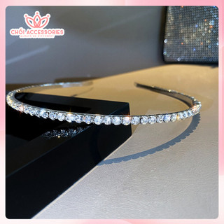 Bờm tóc nữ đính đá rủ dài Chồi accessories, băng đô tóc nơ nữ tính thời trang Y159