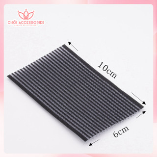 Set 2C Miếng Dán Tóc Mái Tự Dính Cố Định Tóc Khi Trang Điểm Chồi accessories ( màu đen) K225