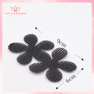 Set 2C Miếng Dán Tóc Mái Tự Dính Cố Định Tóc Khi Trang Điểm Chồi accessories ( màu đen) K225