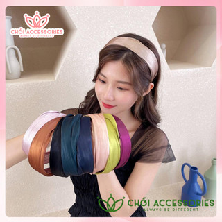 Bờm tóc nữ thời trang băng đô tóc vải ánh nhũ thanh lịch Chồi accessories Y204