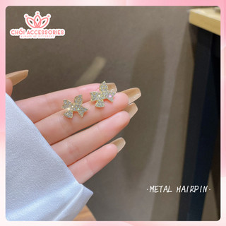 Khuyên Tai Nữ Đính Đá Lấp Lánh Chồi accessories Phong Cách Sang Trọng F67