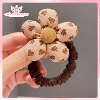Dây Buộc Tóc Bông Hoa Lớn Nhiều Màu Cho Bạn Nữ Chồi accessories K153