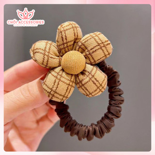 Dây Buộc Tóc Bông Hoa Lớn Nhiều Màu Cho Bạn Nữ Chồi accessories K153