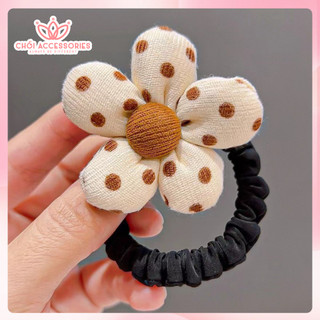 Dây Buộc Tóc Bông Hoa Lớn Nhiều Màu Cho Bạn Nữ Chồi accessories K153