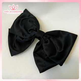 Cặp tóc nữ cặp tóc nơ hai tầng lụa đứng dáng thời trang Chồi accessories - Y152