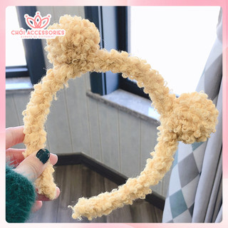 Bờm Tóc Tai Gấu Xù Nhiều Màu Chồi accessories Phong Cách Dễ Thương Cho Bạn Nữ