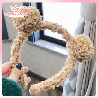 Bờm Tóc Tai Gấu Xù Nhiều Màu Chồi accessories Phong Cách Dễ Thương Cho Bạn Nữ