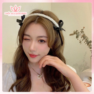 Bờm tóc nữ thời trang ngọc trai nhân tạo phong cách Chồi accessories Y190